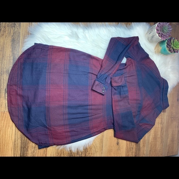 Athleta Trail to Town Plaid Button Down Tunic - Picture 5 of 7